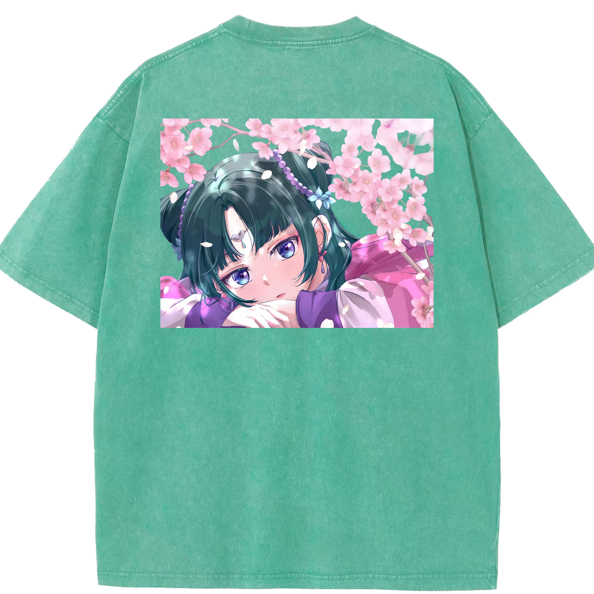 （画像用） 薬屋のひとりごと The Apothecary Diaries 綿100% ヴィンテージ風 半袖Tシャツ（背面プリント）